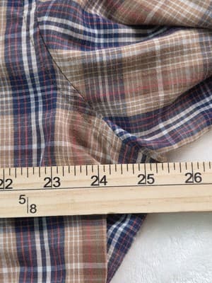Wrangler Western Shirt XL Brown Plaid Brush Pearl Snap Shirt - Thumbnail 6