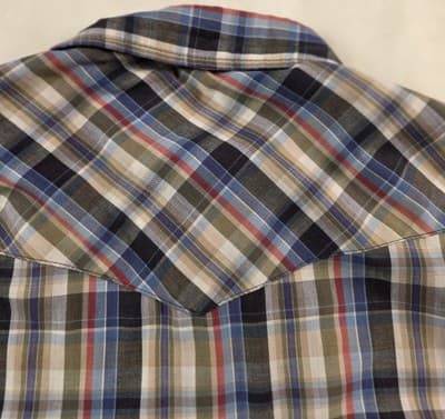 Wrangler Riata Men's Small Long Sleeve Button Up Shirt - Thumbnail 5