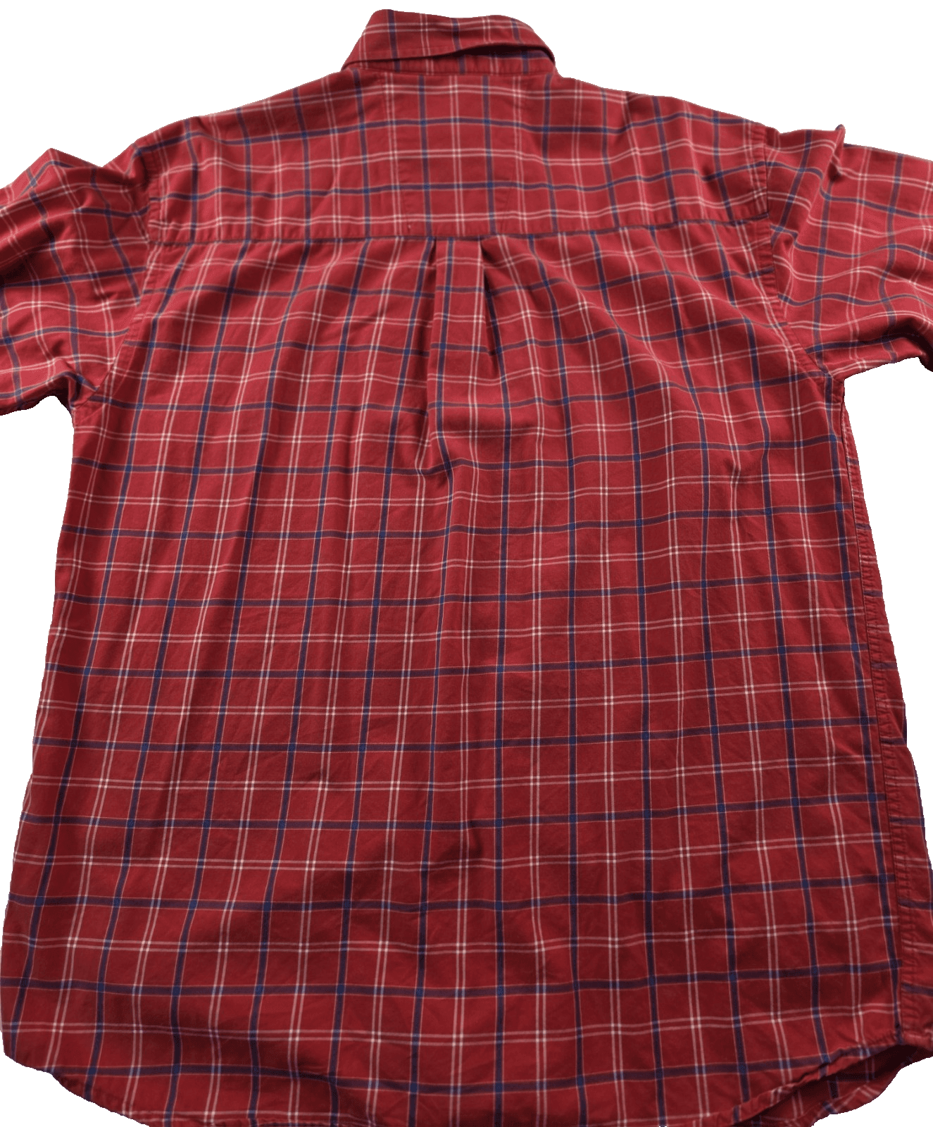 Wrangler George Strait XL Red Plaid Button Up Shirt - Thumbnail 8