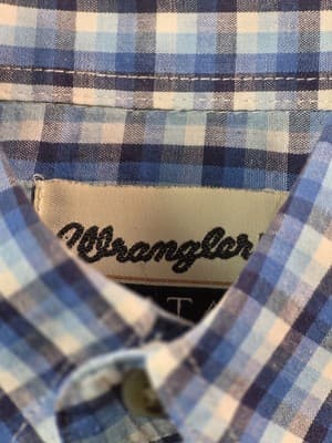 Wrangler Riata Men's Small Long Sleeve Button Up Shirt - Thumbnail 4