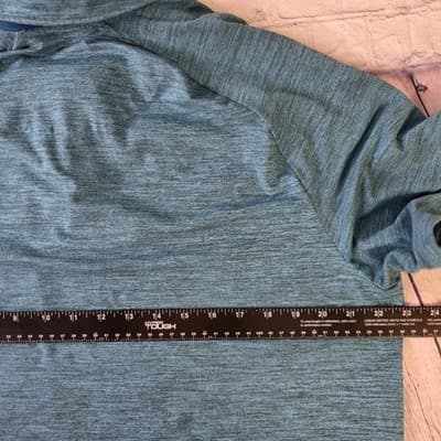 Hurley Men's XL Blue Green Golf S/S Polo Shirt - Thumbnail 6