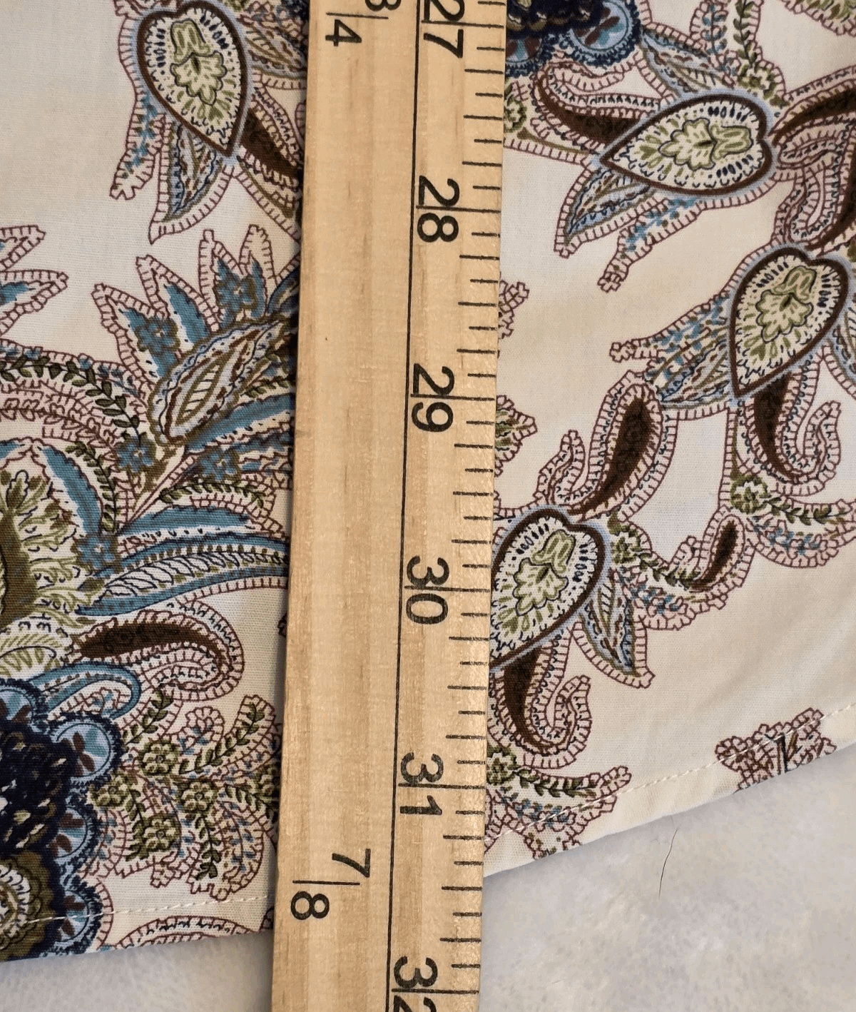 Thomas Dean Men’s XL Multi-Colored Paisley Long Sleeve Button Up Shirt - Thumbnail 7