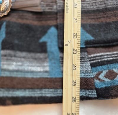 Cruel Denim Women's Small Blue / Brown Western Aztec Jacket RN 155737 - Thumbnail 10