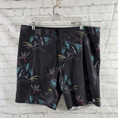 Billabong Recycler Men's 38 Black Sundays Pro Tropical Board Shorts - Image 1