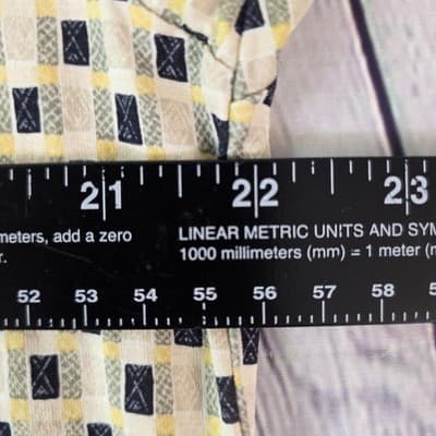 Bobby Jones Men's Large Multicolored Geometric Short Sleeve Golf Polo Shirt - Thumbnail 5
