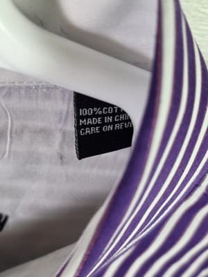 International Laundry Men's XL Fushia / White Striped Long-Sleeve Shirt - Thumbnail 6