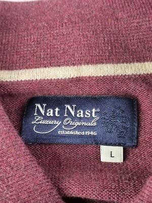Nat Nast Men's Large 1/4 Zip Long Sleeve Pullover - Thumbnail 3