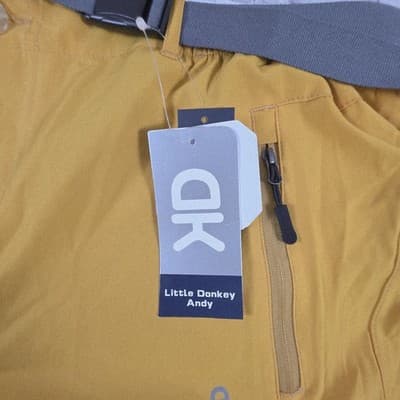Little Donkey Andy Men's Large Yellow UV 50+ Protection Waterproof Shorts - Thumbnail 2