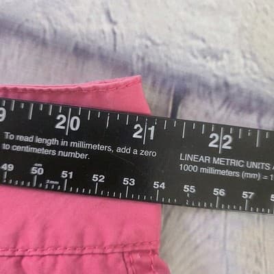 Caribbean Joe Womens Shorts Pink Size 8 (W 32") High Rise Stretch Adjustable - Thumbnail 4