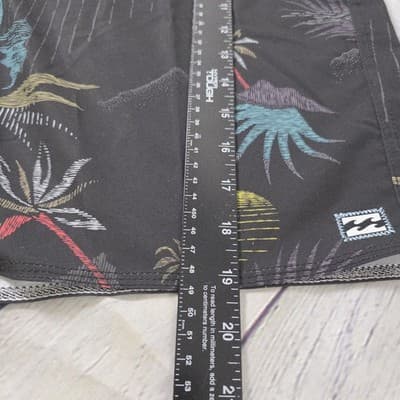 Billabong Recycler Men's 38 Black Sundays Pro Tropical Board Shorts - Thumbnail 8
