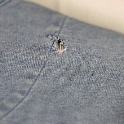 2001 Bill Elliott Winston Cup Men's Large Blue Denim Embroidered Shirt - Thumbnail 5