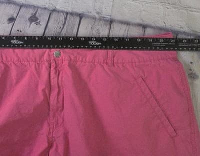 Caribbean Joe Womens Shorts Pink Size 8 (W 32") High Rise Stretch Adjustable - Thumbnail 5