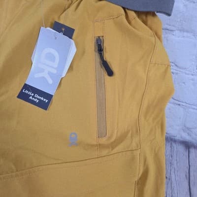 Little Donkey Andy Men's Large Yellow UV 50+ Protection Waterproof Shorts - Thumbnail 3