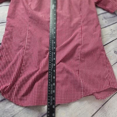 Antigua Men's Smal University of Arkansas Razorbacks S/S Plaid Button Down Shirt - Thumbnail 11