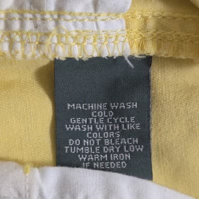 Lauren Jeans Co. Ralph Lauren Women's Size 8 Yellow Chino Shorts - Thumbnail 4