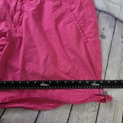 Caribbean Joe Womens Shorts Pink Size 8 (W 32") High Rise Stretch Adjustable - Thumbnail 9