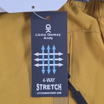 Little Donkey Andy Men's Large Yellow UV 50+ Protection Waterproof Shorts - Thumbnail 5