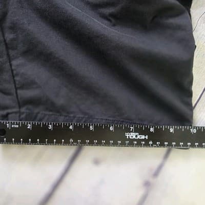 Denim And Flower Men's 32" Black Oxford Cotton Shorts - Thumbnail 9