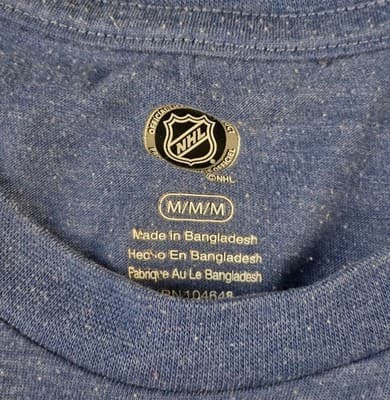 St Louis Blues Hockey Grey T-Shirt Mens Size M Long Sleeve - Thumbnail 3