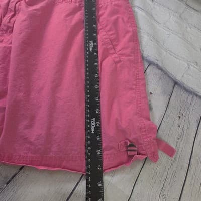 Caribbean Joe Womens Shorts Pink Size 8 (W 32") High Rise Stretch Adjustable - Thumbnail 7