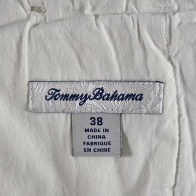 Tommy Bahama Men's 38 Chino Flat Front Shorts - Thumbnail 2