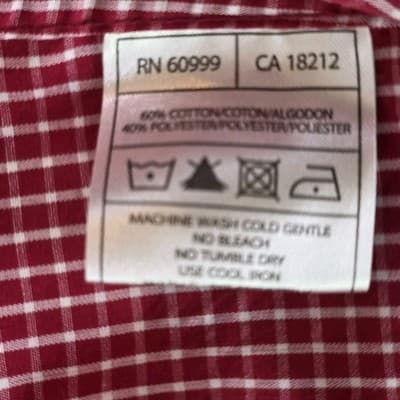 Antigua Men's Smal University of Arkansas Razorbacks S/S Plaid Button Down Shirt - Thumbnail 5