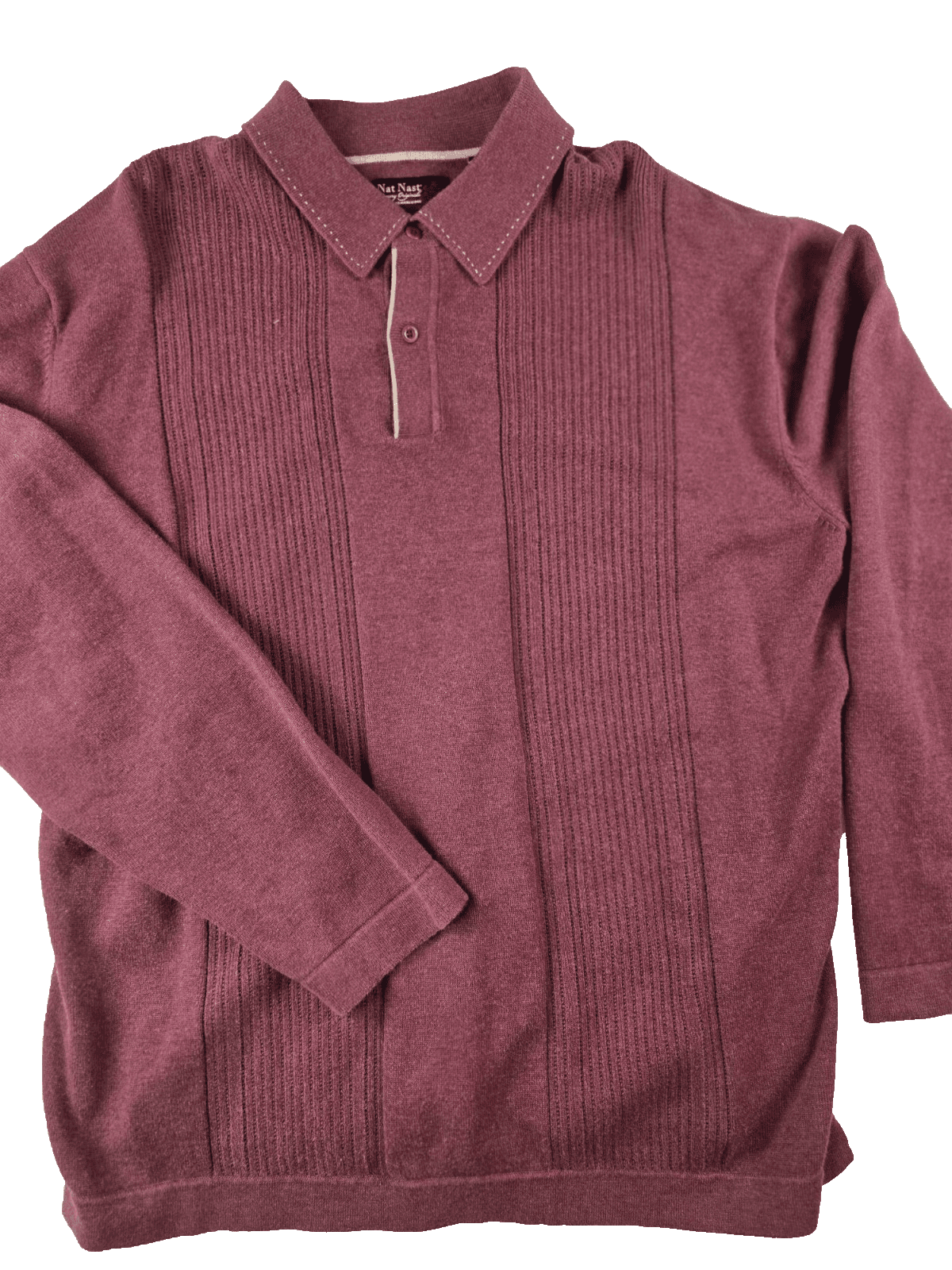 Nat Nast Men's Large 1/4 Zip Long Sleeve Pullover - Image 1