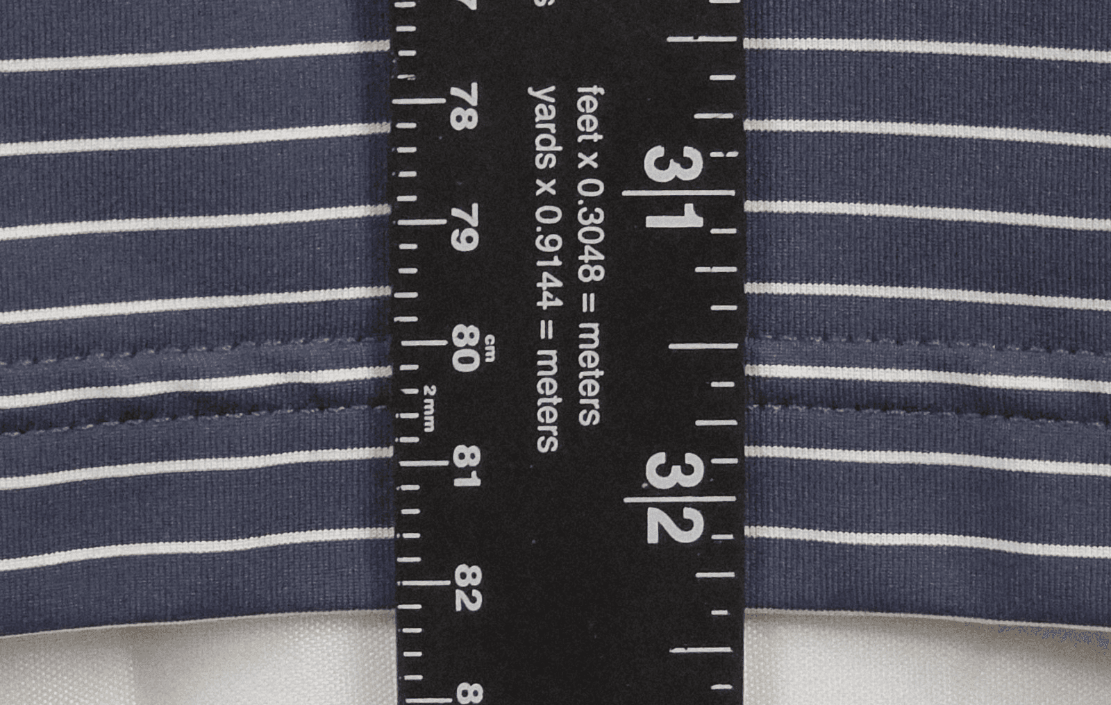 Peter Millar Men's Large Blue Striped Delmar CC Short Sleeve Golf Polo Shirt - Thumbnail 6
