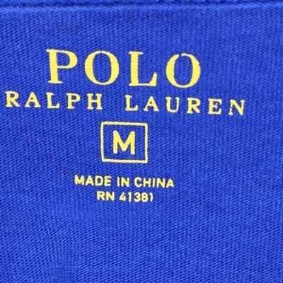 Polo Ralph Lauren Men’s Medium Blue Long Sleeve T-shirt - Thumbnail 4