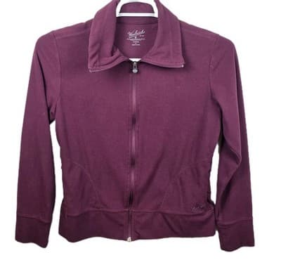 Woolrich Women's Medium Blackberry Full Zip Fleece Jacket - Image 1