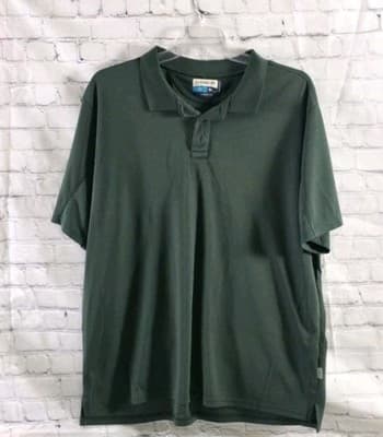 Magellan Mens 2XL Dark Green Short Sleeve LPolo Shirt - Image 1