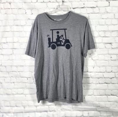Travis Mathew Men's XL Gray "Life Of The Party" Short Sleeve T Shirt - Image 1