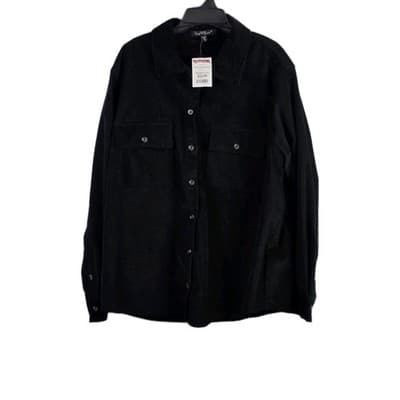 Velvet Heart Women's XL Black Long Sleeve Button Down Shirt - Image 1