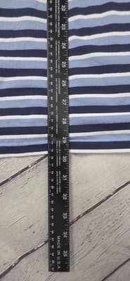 Polo Ralph Lauren Men's XL Classic Fit Blue Striped S/S T-Shirt - Thumbnail 9