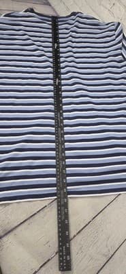 Polo Ralph Lauren Men's XL Classic Fit Blue Striped S/S T-Shirt - Thumbnail 8