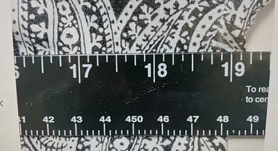 Michael Kors Women's Medium Paisley Gray & Black Blouse - Thumbnail 8