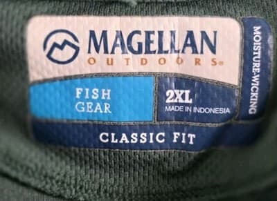Magellan Mens 2XL Dark Green Short Sleeve LPolo Shirt - Thumbnail 2