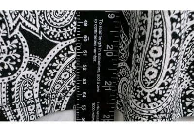 Michael Kors Women's Medium Paisley Gray & Black Blouse - Thumbnail 6