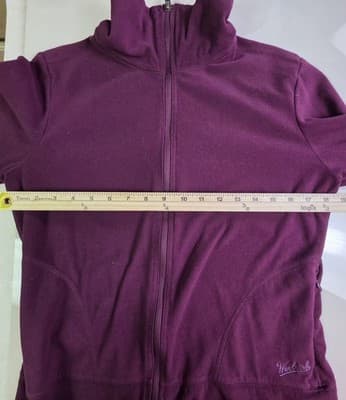 Woolrich Women's Medium Blackberry Full Zip Fleece Jacket - Thumbnail 8