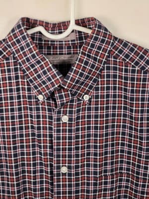 Daniel Cremieux Men's Large Tartan Plaid Long Sleeve Button Up Shirt - Thumbnail 2