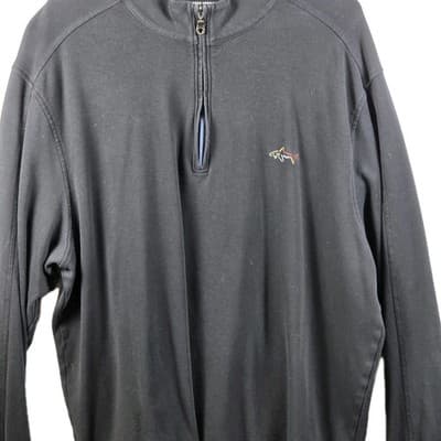 Greg Norman Mens XXL Black Long Sleeve Pullover 128493 - Thumbnail 2