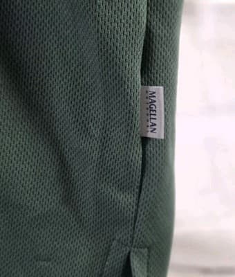Magellan Mens 2XL Dark Green Short Sleeve LPolo Shirt - Thumbnail 5