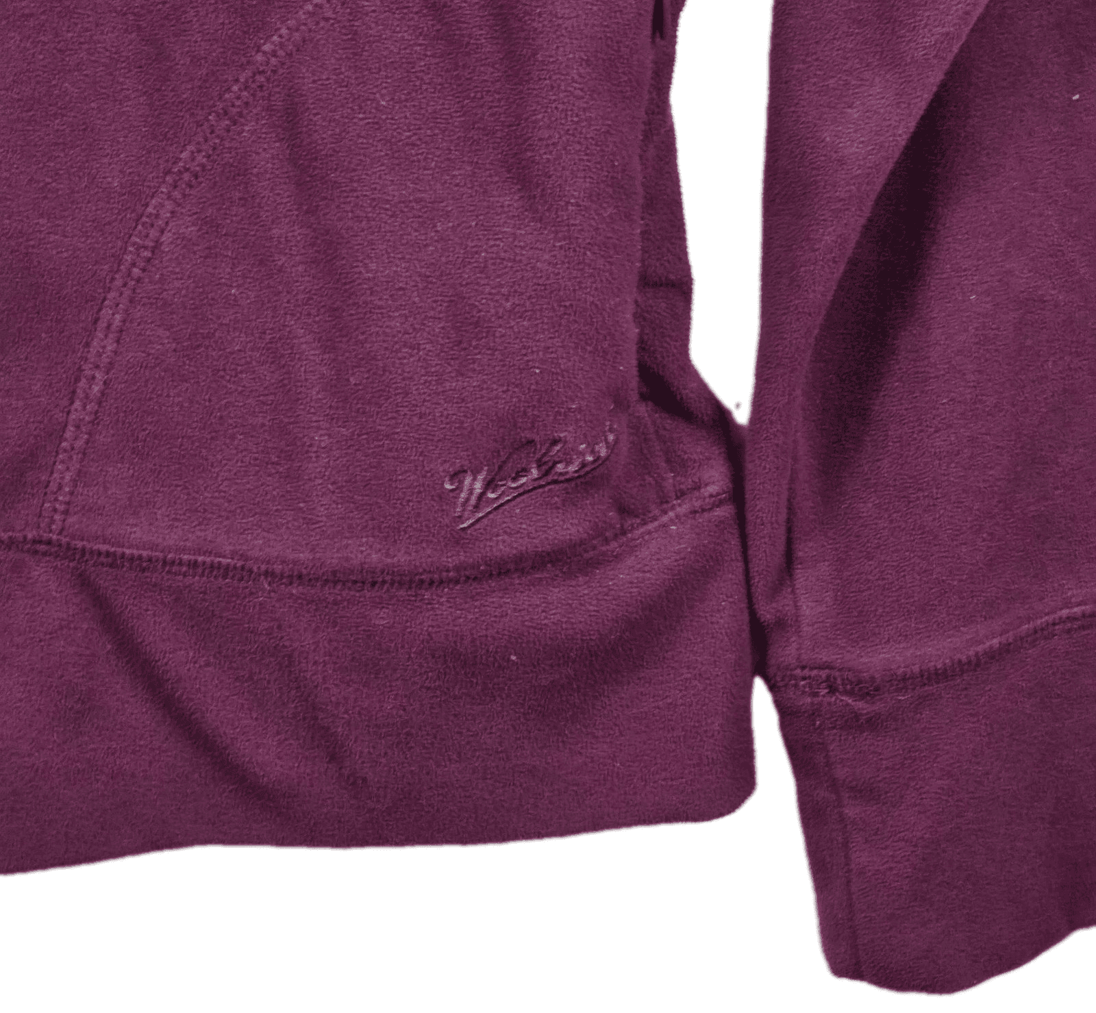 Woolrich Women's Medium Blackberry Full Zip Fleece Jacket - Thumbnail 6