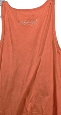 Girlie Girl Originals Women’s Small Orange " Love At The Beach" Tank Top - Thumbnail 6