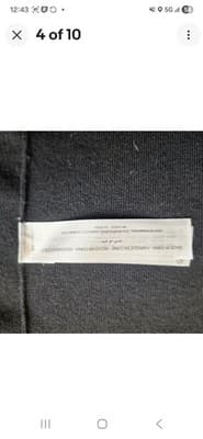 Ariat Trenton Women's Small Black Open Cardigan w/ Black Leather Fringe - Thumbnail 4