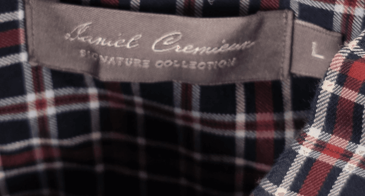 Daniel Cremieux Men's Large Tartan Plaid Long Sleeve Button Up Shirt - Thumbnail 3