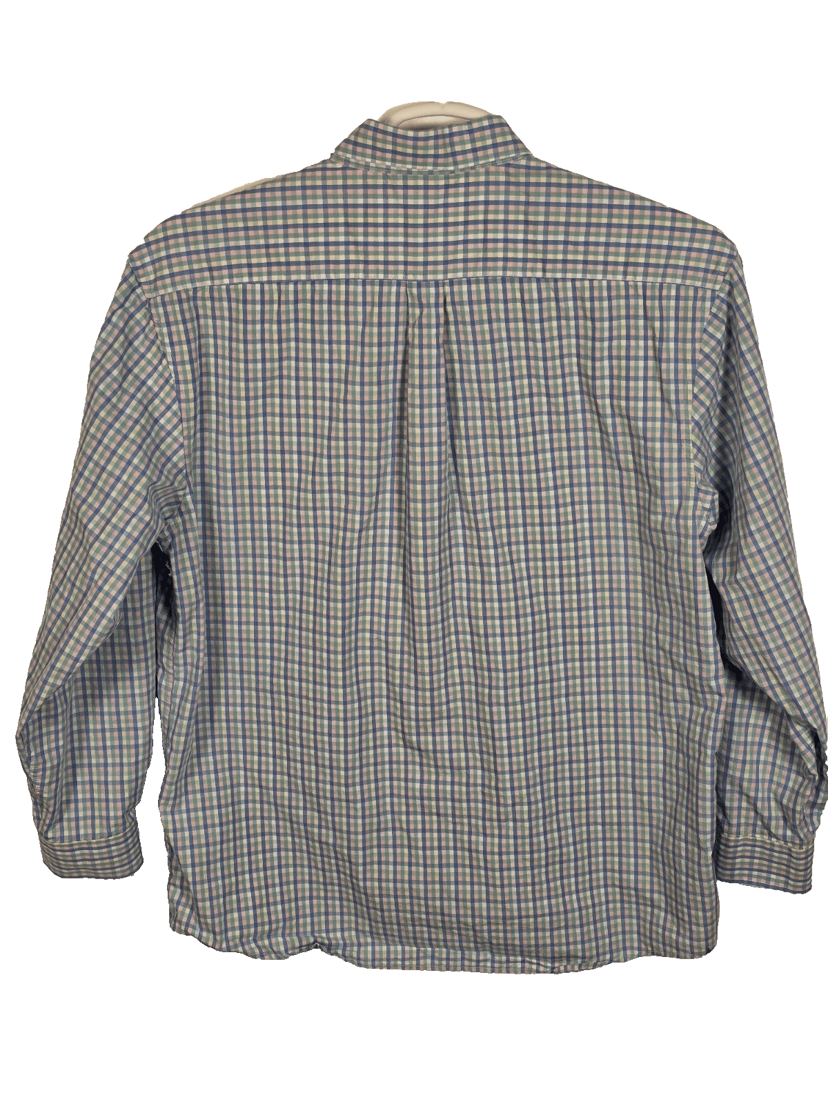 McILHenny By Tabasco Dry Goods Men's XL Pastel Pink Blue Long Sleeve Shirt - Thumbnail 7