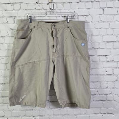 Y2K The Source Jean Men's 36 Khaki Skater Baggy Shorts - Image 1