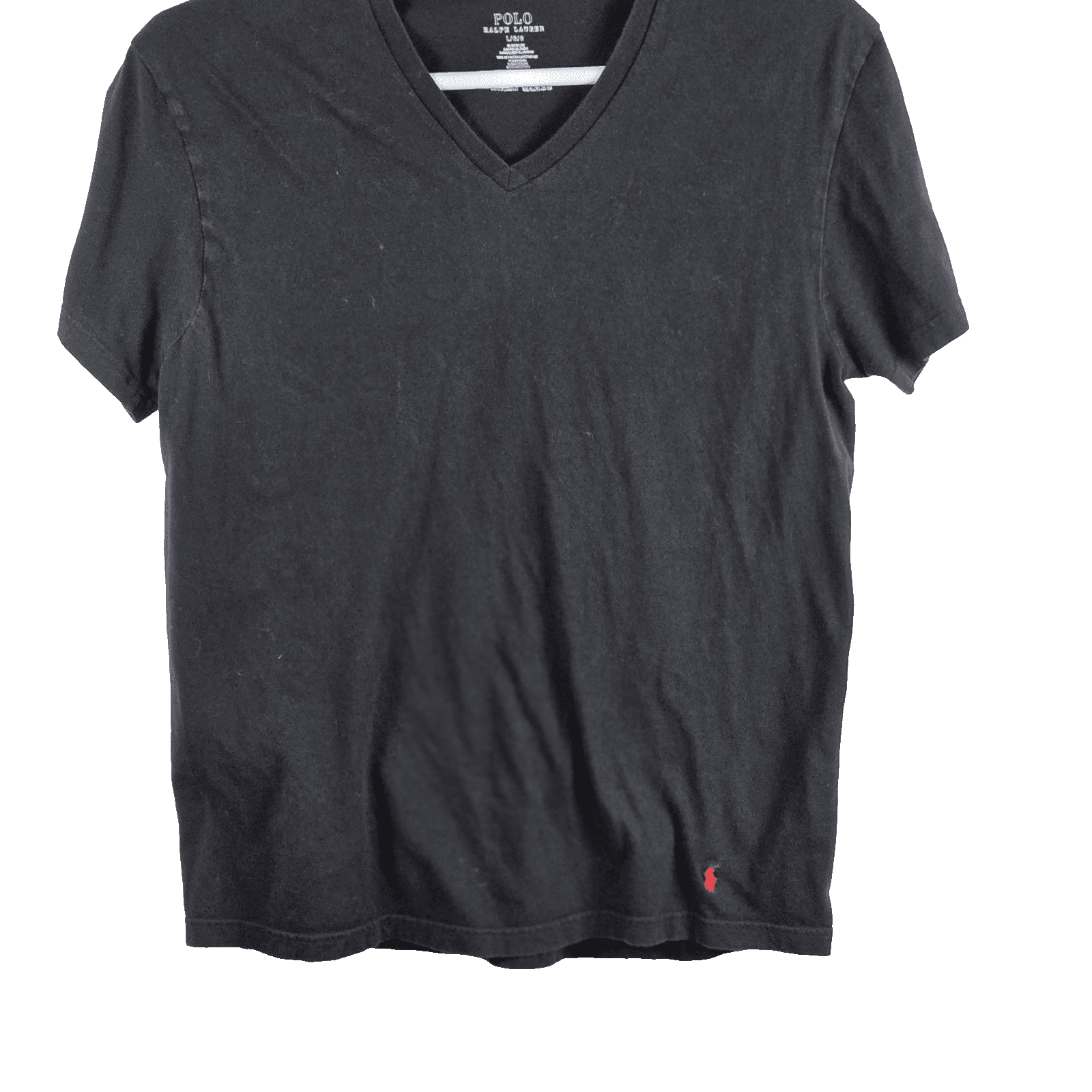 Polo Ralph Lauren Men's Large Black V-Neck Classic Fit Short Sleeve Shirt (2) - Image 1