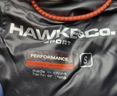 Hawke & Co Men's Dark Blue Size Small Full Zip Puffer Jacket - Thumbnail 3
